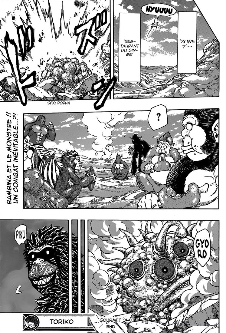 lecture en ligne Toriko 340 page 19
