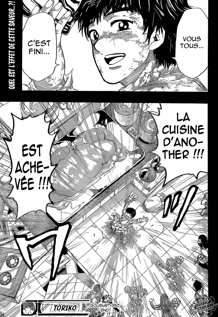lecture en ligne Toriko 350 page 19