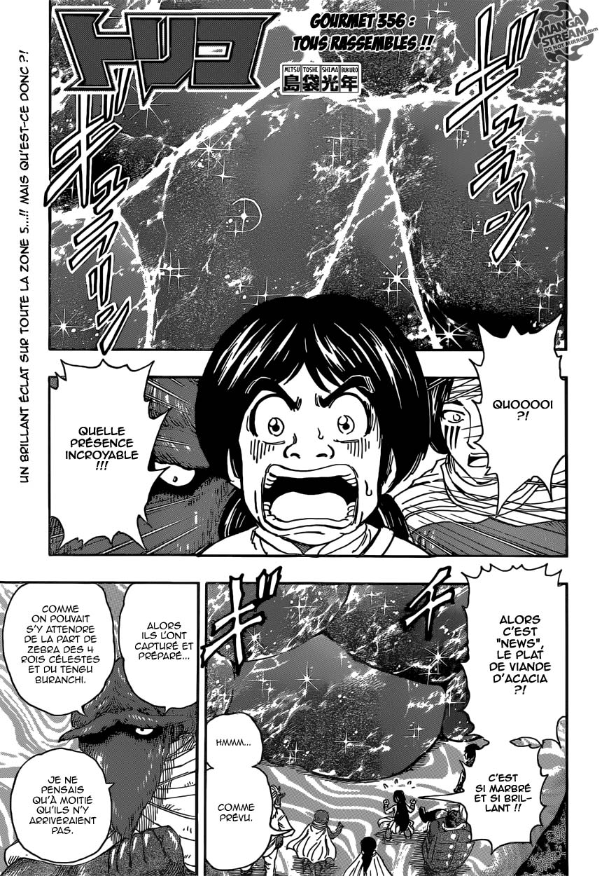 Lecture en ligne Toriko 356 page 2