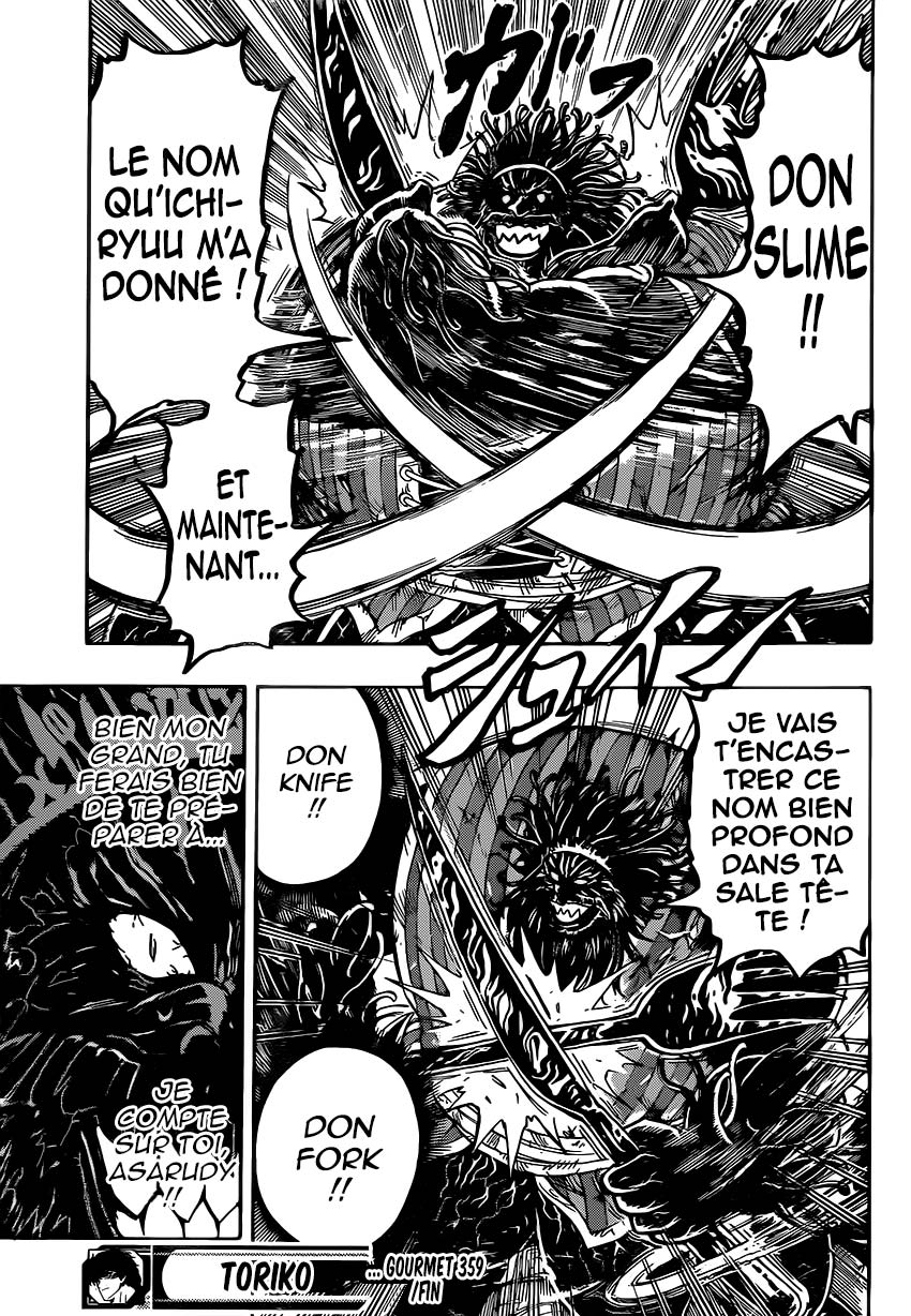 lecture en ligne Toriko 359 page 20