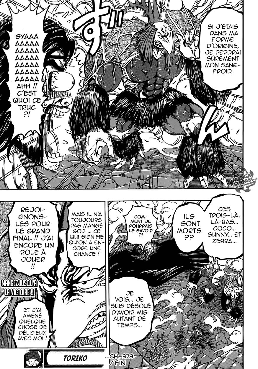 lecture en ligne Toriko 378 page 20