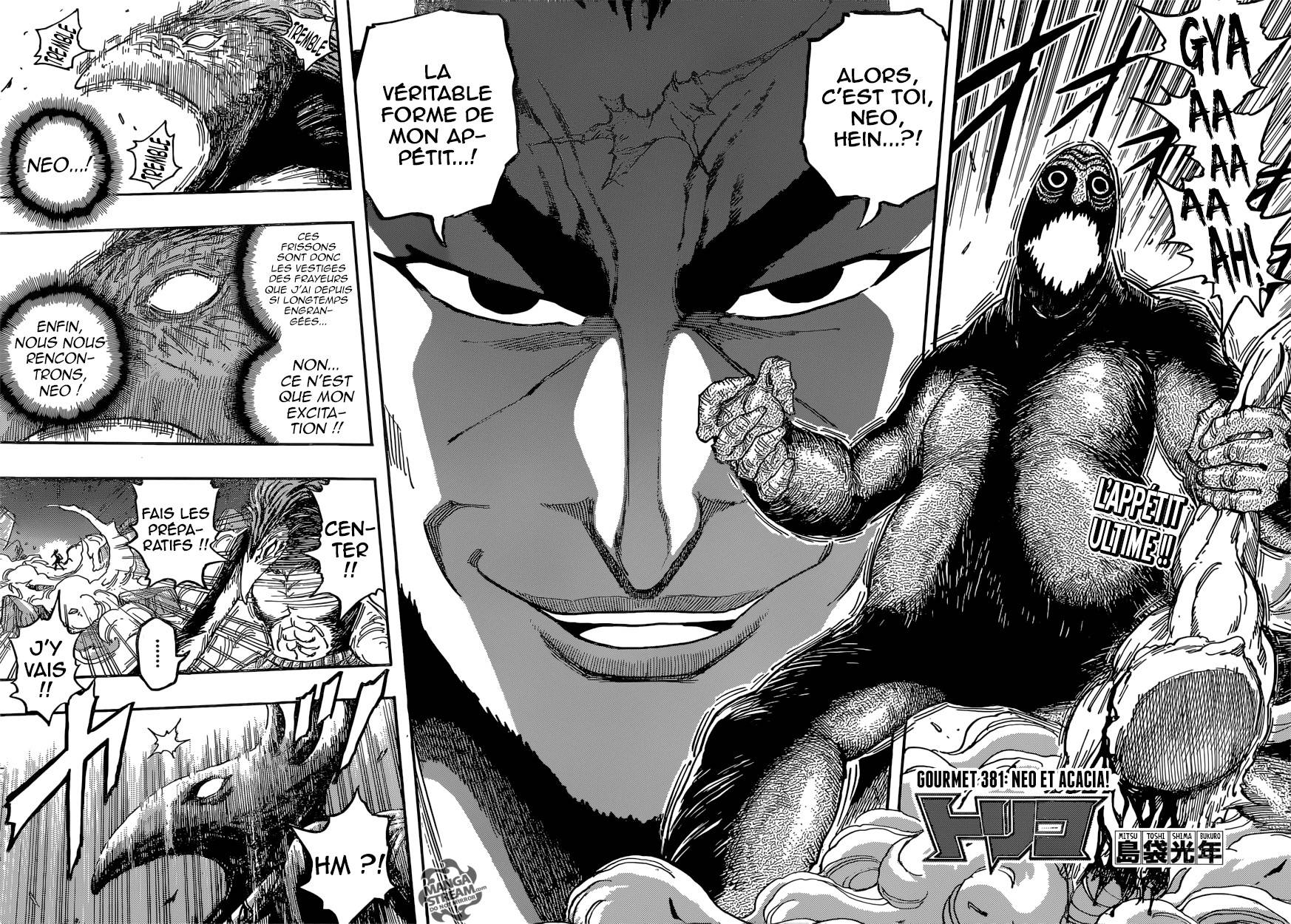 Lecture en ligne Toriko 381 page 3
