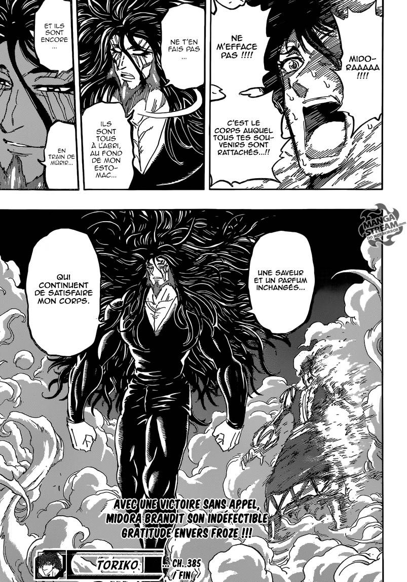 Lecture en ligne Toriko 385 page 20