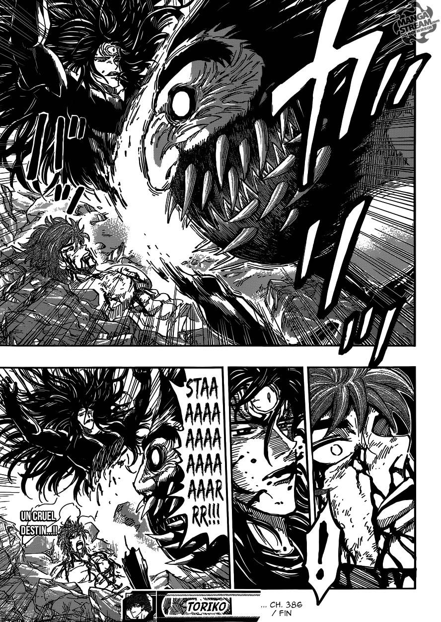 Lecture en ligne Toriko 386 page 20