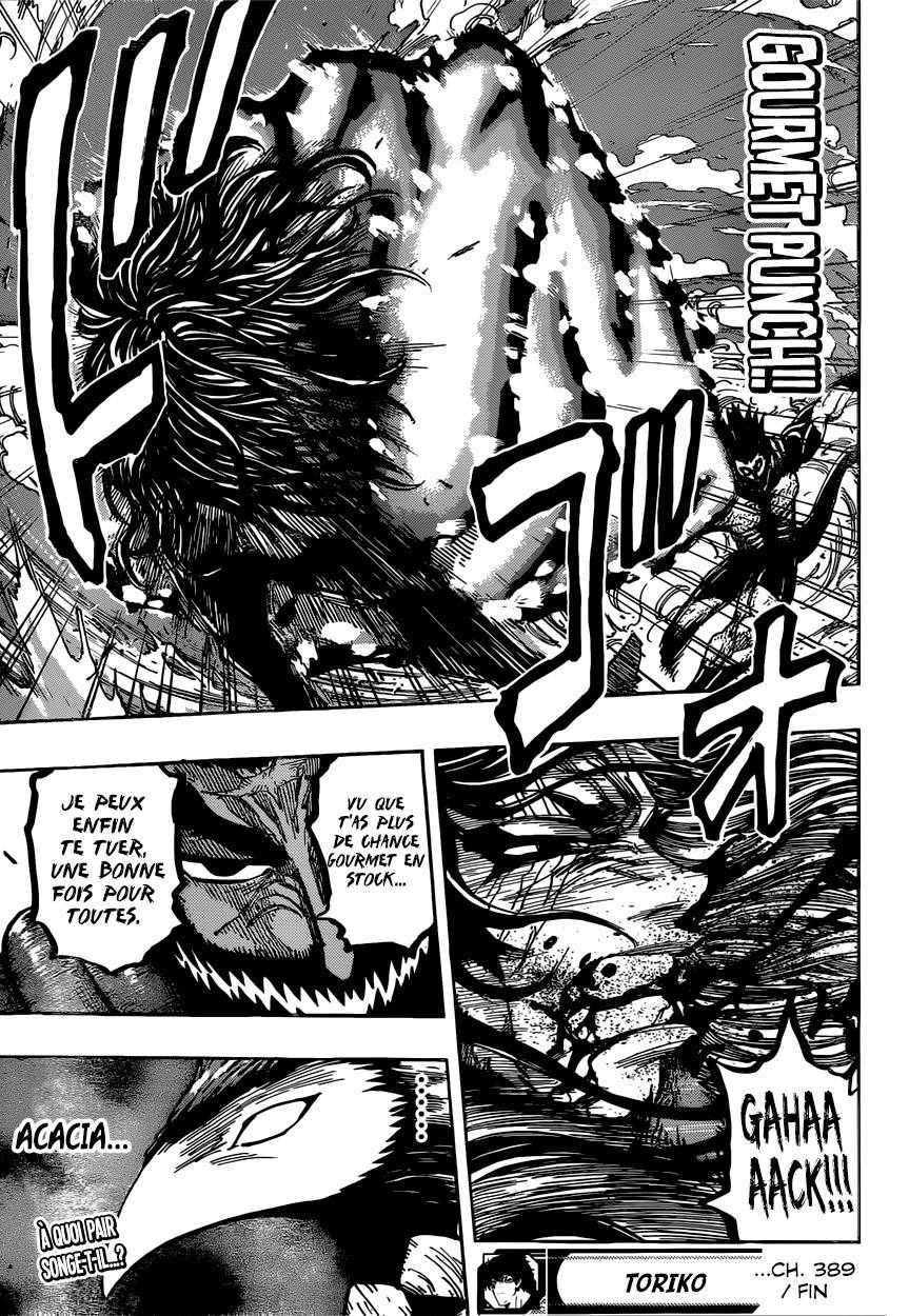 lecture en ligne Toriko 389 page 20