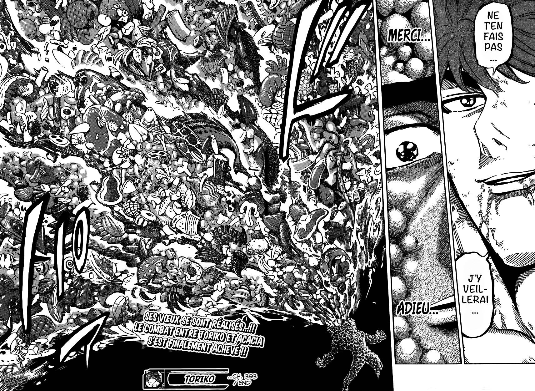 Lecture en ligne Toriko 393 page 19