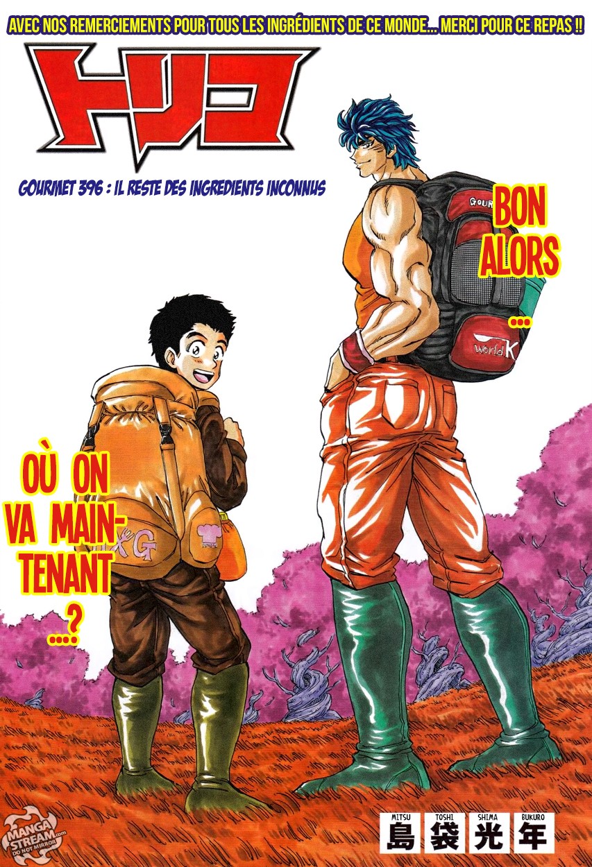 Lecture en ligne Toriko 396 page 2